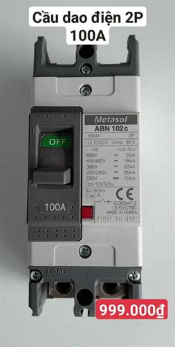 Cầu dao điện 2P 100A