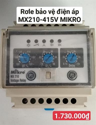 Rơle bảo vệ điện áp MX210-415V MIKRO
